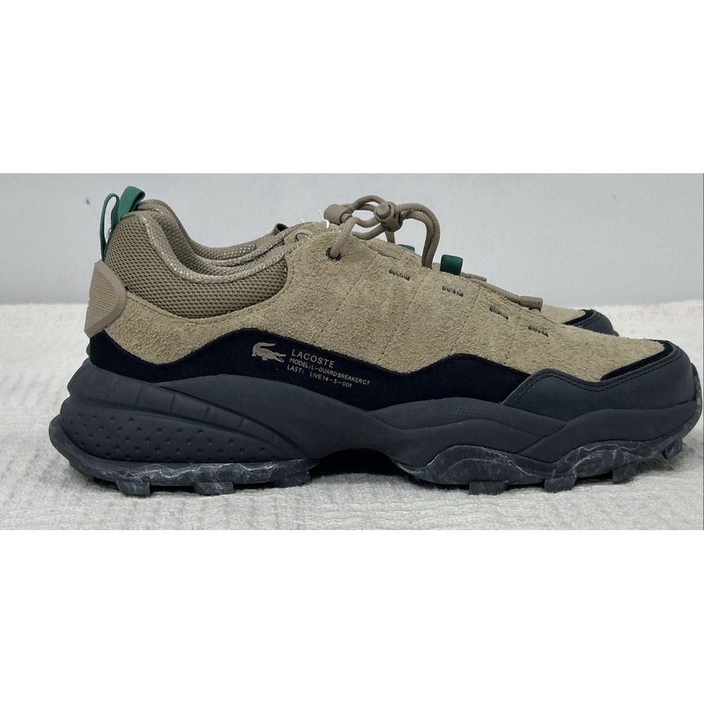 Lacoste L-Guard Breaker CT Sneakers Men's Size 11.5 US Taupe Navy NEW WITH TAGS